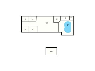 Vakantiehuis Ørsted Grondplan 39