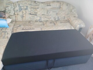 Schlafcouch umgebaut