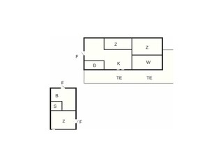 Vakantiehuis Varekil Grondplan 5