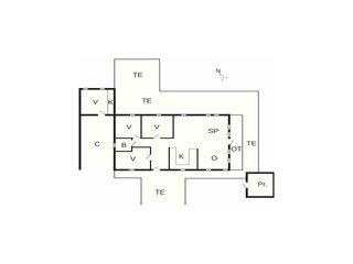 Casa de vacaciones Hejlsminde Plano de planta 39