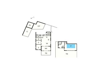 Vakantiehuis Hejlsminde Grondplan 59