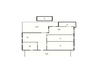Ferienhaus Hou Grundriss 12