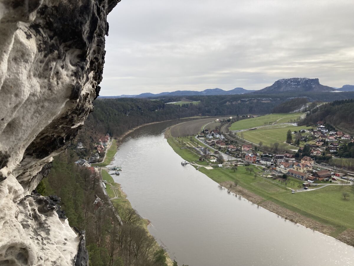 Blick zum Lilienstein