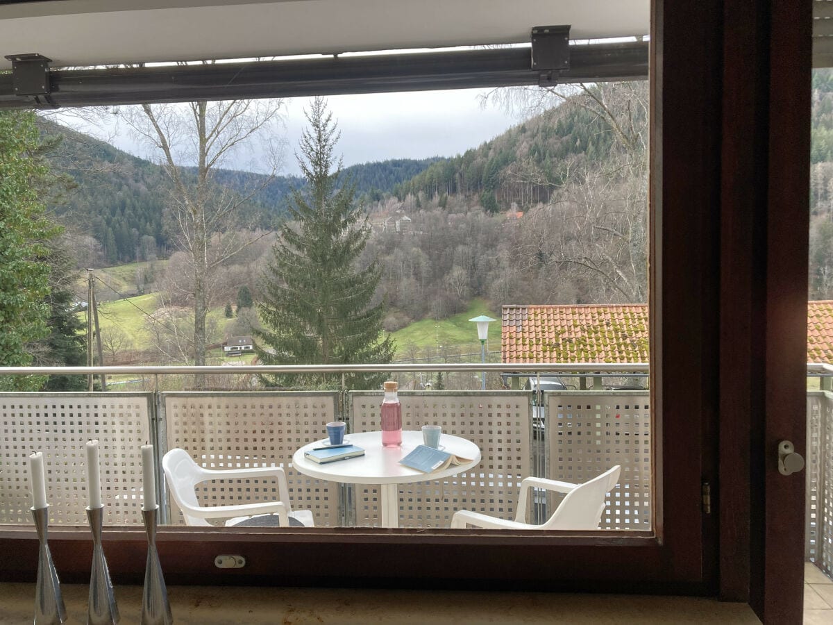 Balkon mit Blick ins Grüne