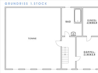 Grundriss 1.Stock