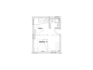 Grundriss Zimmer 4
