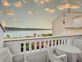 Balkon mit Meerblick