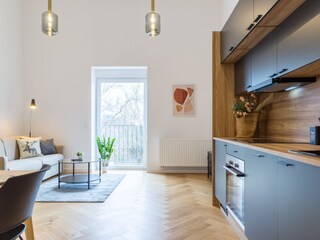 Blick in das Wohn- und Esszimmer