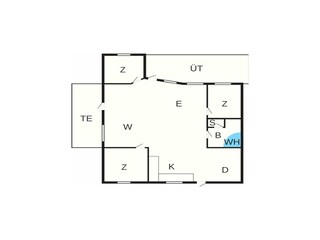 Vakantiehuis Gilleleje Grondplan 24