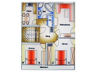 Appartamento Schwendau Pianta del piano 30