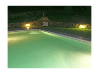 der Pool bei Nacht