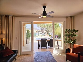 Access from living room to terrace