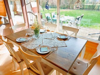 Wohn-/Essraum für 6 Personen