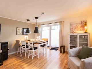Wohnzimmer mit Kaminofen