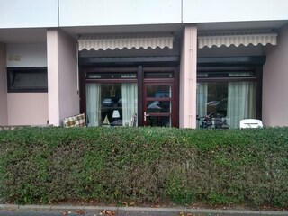 Blick auf die Terasse