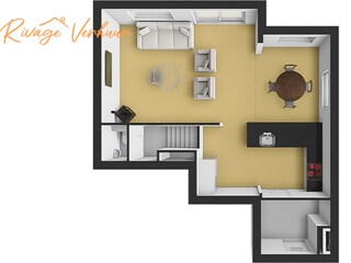 Appartamento per vacanze Nieuwvliet Pianta del piano 41