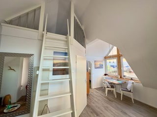Treppe zum Hochbett