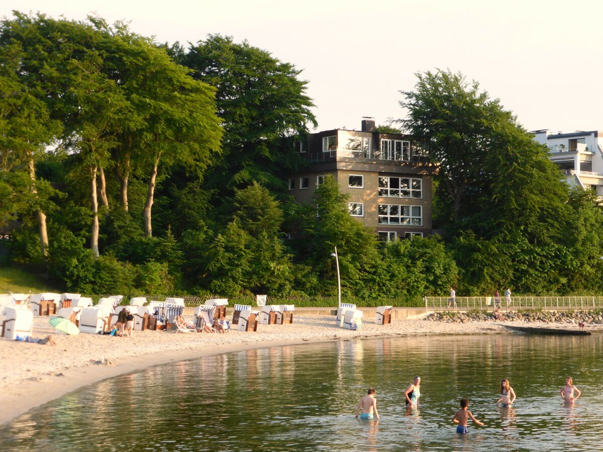 Ihre Suite vom Strand aus gesehen