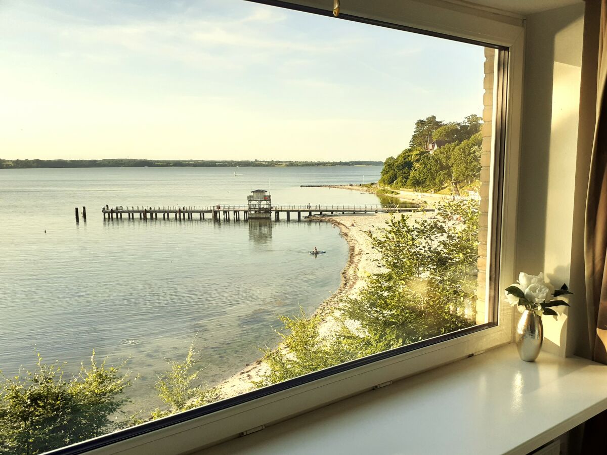 Direkter Meerblick auf die Strandbucht