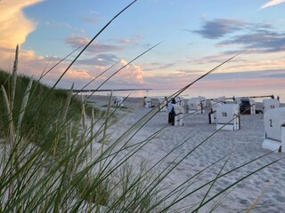 Strandkorbverleih direkt am Hauptaufgang