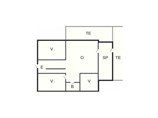 Casa de vacaciones Hou Plano de planta 52