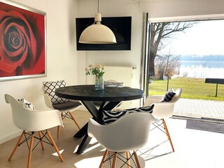 mit Blick auf den See