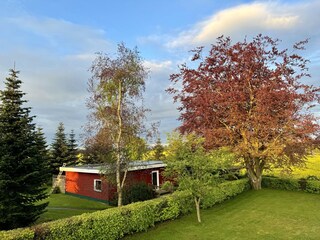 Haus Tannengrün in der Morgensonne