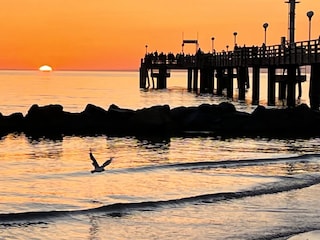 Sonnenuntergang in Ostseebad Wustrow
