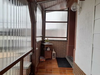 Eingang Ferienhaus Haus am Berg