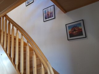 Treppe zum 1 OG