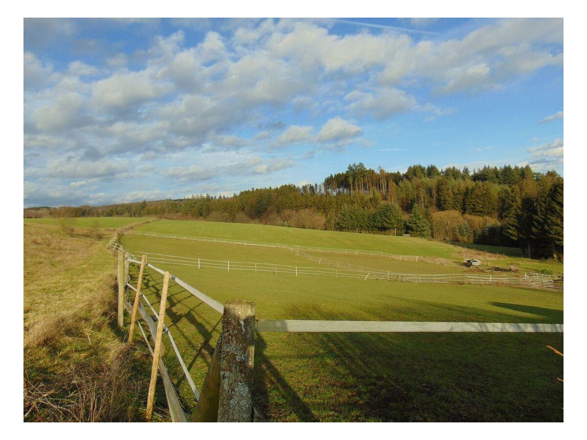 Der Blick in die angrenzende Landschaft