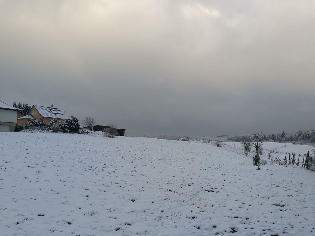 Winterlandschaft am Haus - Kopie