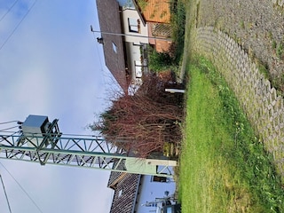 Auffahrt direkt zum Haus