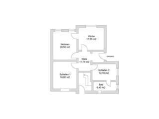 Grundriss Ferienwohnung Villa