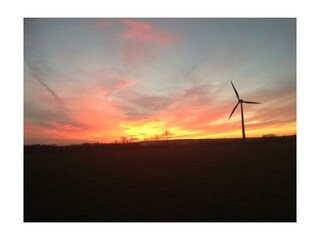 Sonnenuntergang im Winter