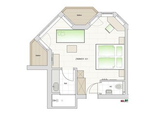 Dorfstube Zimmer 101