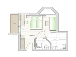 Dorfstube Zimmer 201