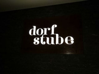 DorfstubeReklameTafelSchriftzug