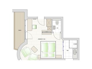 Dorfstube Zimmer 304