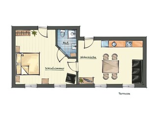 Naturnah Appartement - Appartement Blumenwiese