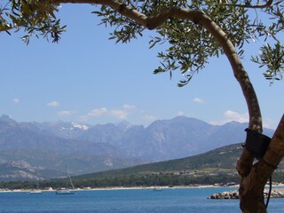 Von Calvi aif die Berge