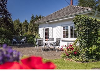 Terrasse Ferienhaus Waldhaus