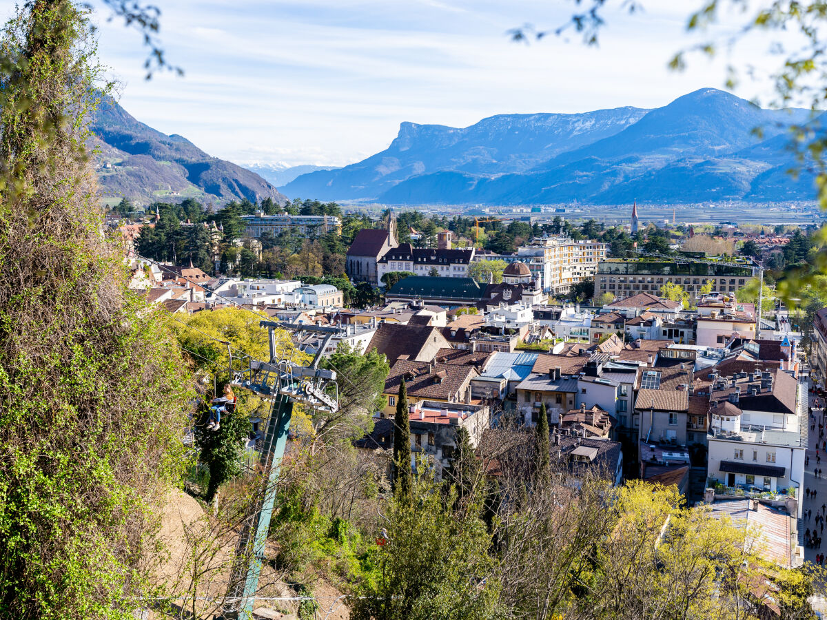 Blick auf Meran vom Tappeinerweg