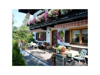 Terrasse vor Gästehaus Planer