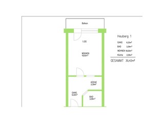 App "Heuberg 1" - Plan