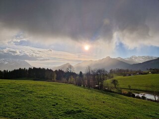 Sonne nach erfrischendem Regen