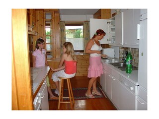 gut eingerichtete Küche