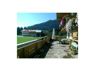 Sonnige Terrasse