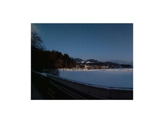 Blick auf den Unterberg im Winter