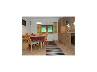 Küche und Essbereich